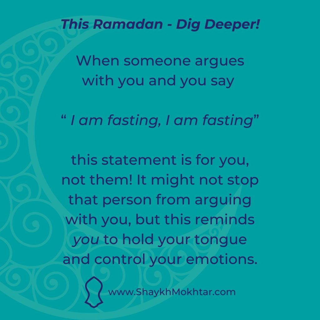 I am fasting quote