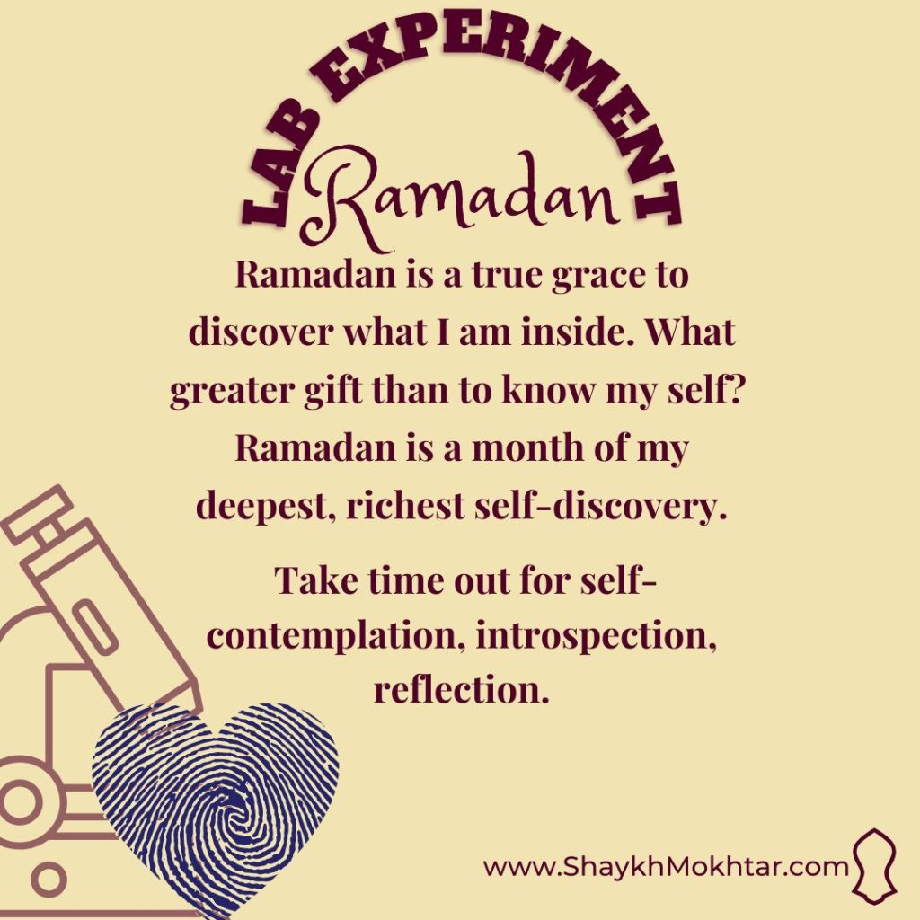 Ramadan lab experiment quote