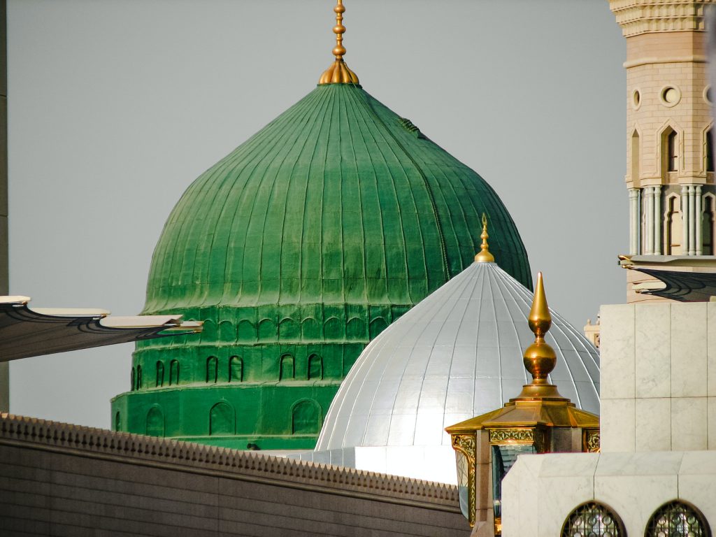 Green dome of Madina